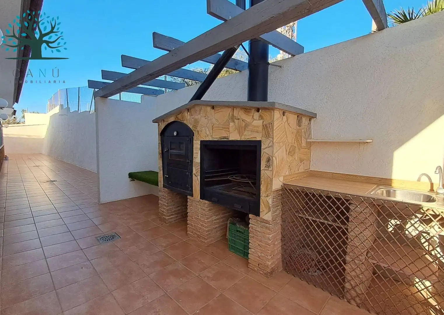 Terraza de Casa o chalet en venta en Cartagena con Aire acondicionado, Calefacción y Jardín privado