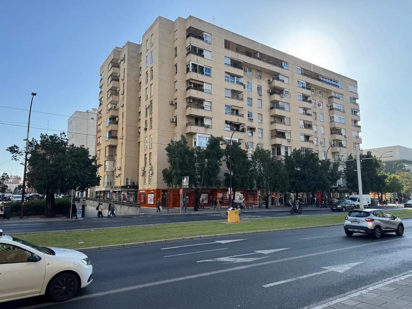 Exterior view of Flat for sale in Sevilla  with Air Conditioner and Heating