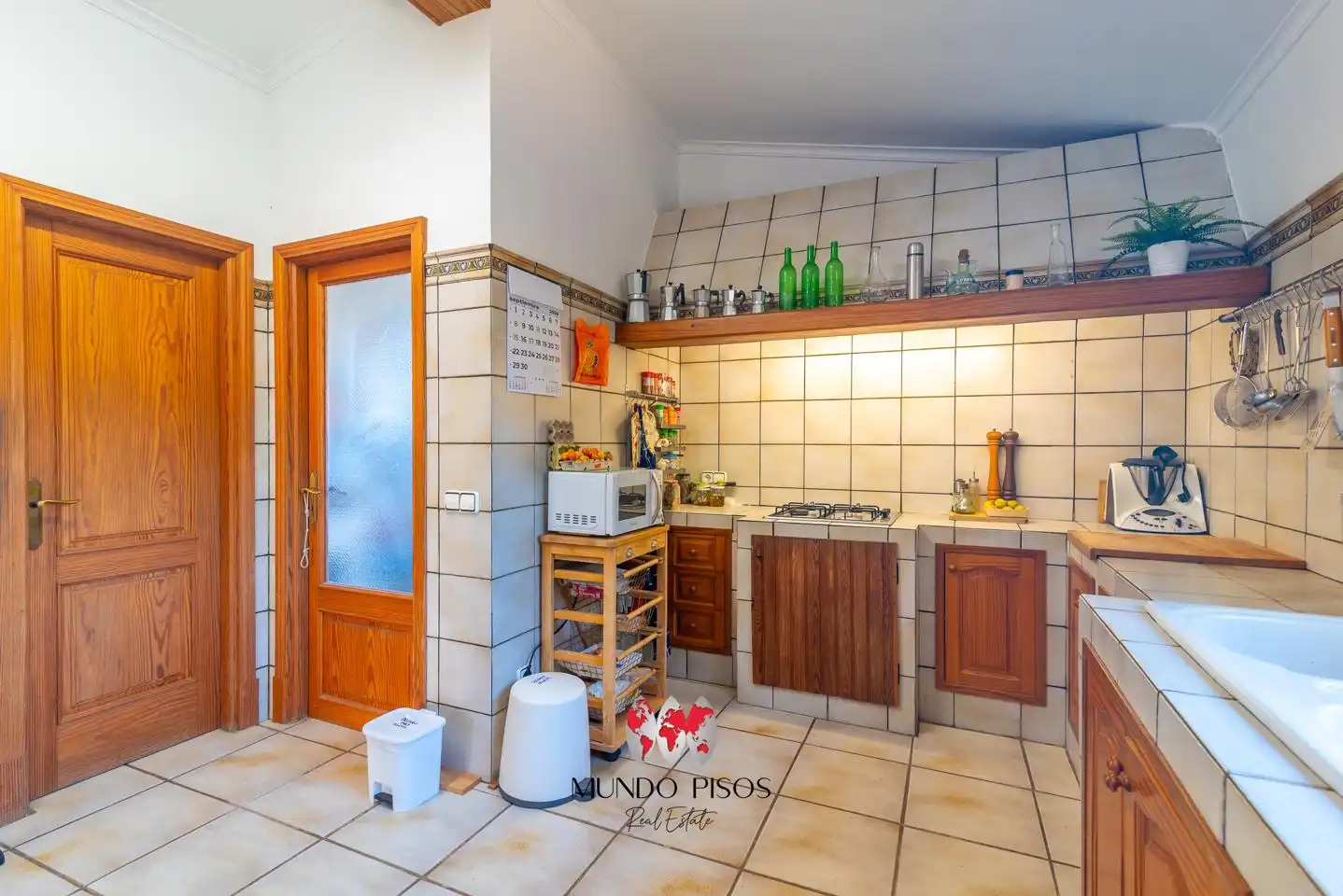 Cocina de Finca rústica en venta en Montuïri con Jardín privado, Terraza y Piscina
