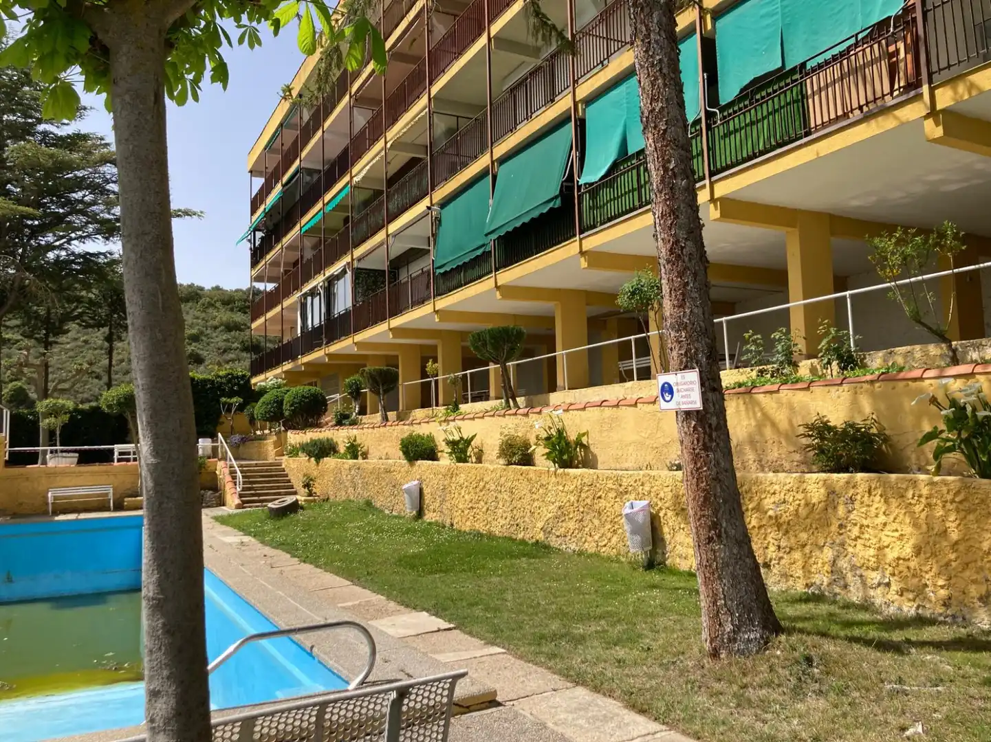 Außenansicht von Wohnung zum Verkauf in Lanciego / Lantziego mit Heizung, Terrasse und Schwimmbad
