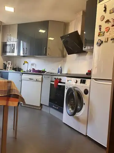 Kitchen of Flat for sale in San Leonardo de Yagüe  with Heating, Parquet flooring and Furnished