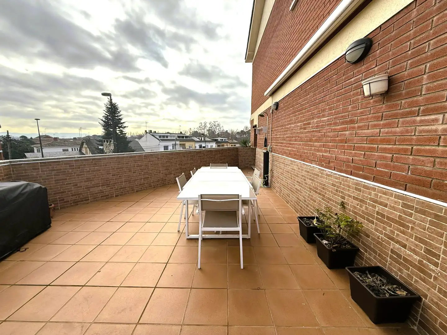 Terrace of Duplexes for sale in Palau-solità i Plegamans  with Air Conditioner, Heating and Parquet flooring