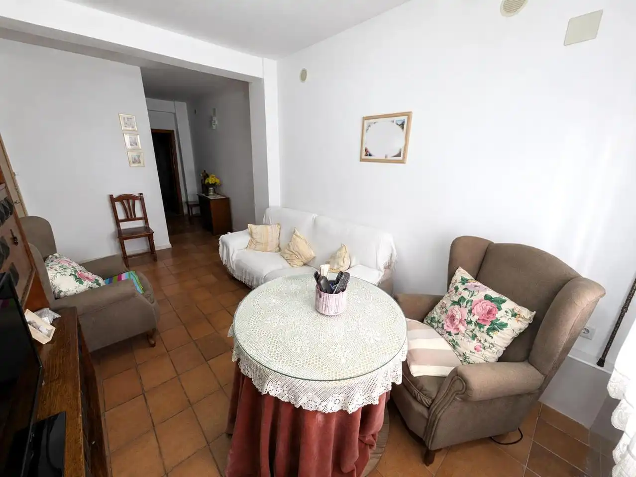 Sala de estar de Casa o chalet en venta en Mirandilla con Terraza