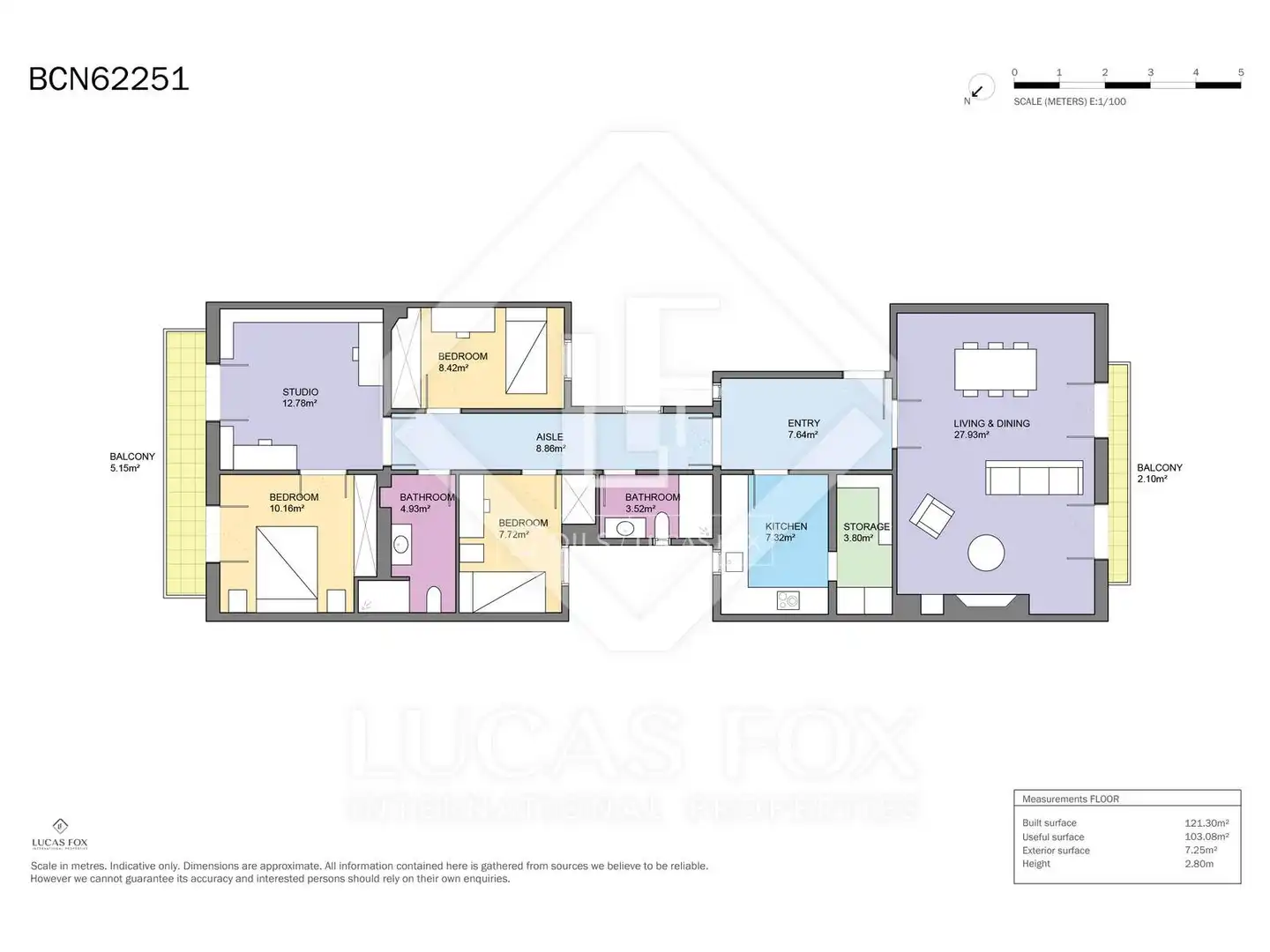 Wohnung zum Verkauf in Barcelona mit Heizung und Balkon
