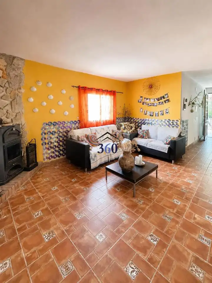 Sala de estar de Finca rústica en venta en Cáceres