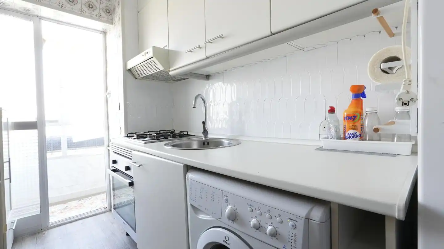Kitchen of Flat for sale in Madrid  with Air Conditioner, Heating and Terrace