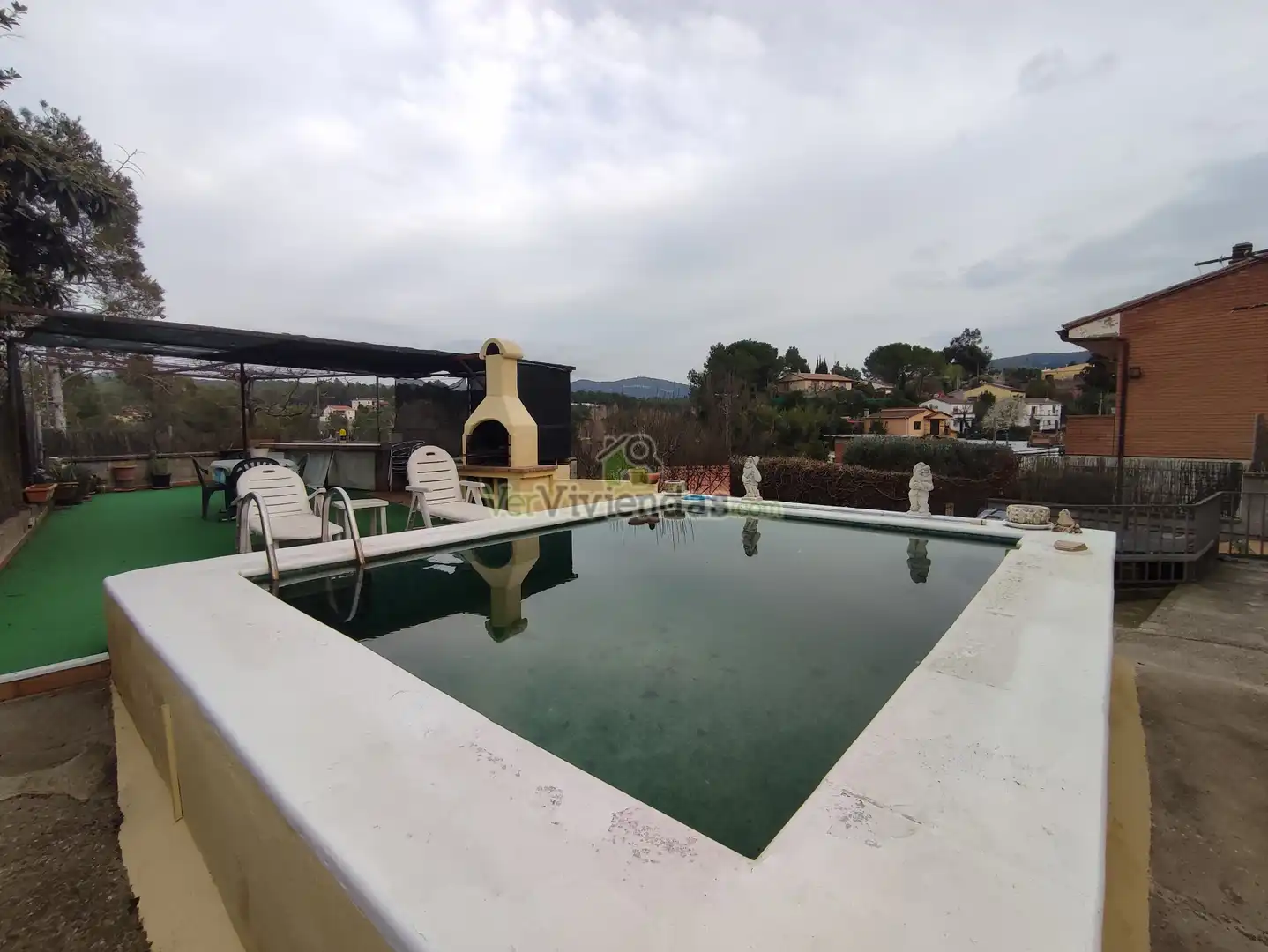 Piscina de Casa o xalet en venda en Vacarisses amb Aire condicionat, Calefacció i Jardí privat