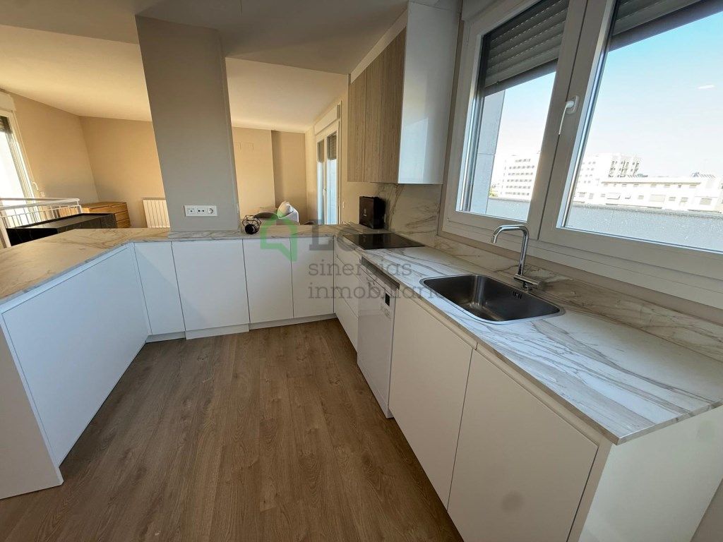 Kitchen of Attic to rent in Badajoz Capital  with Air Conditioner, Heating and Terrace