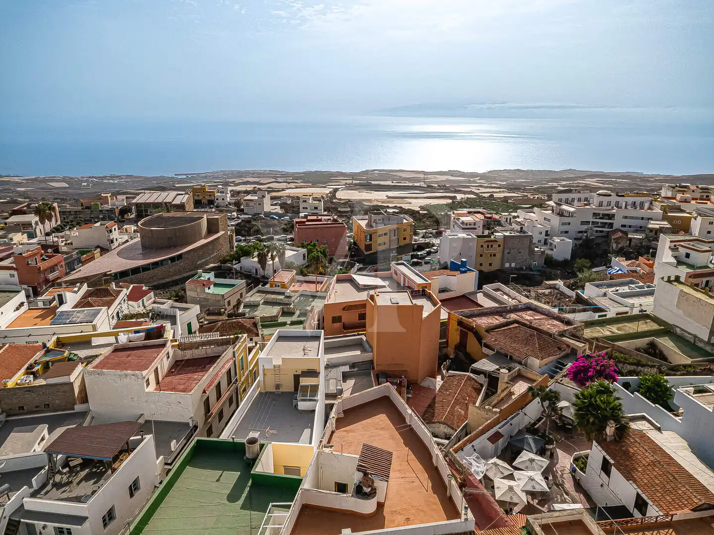 Vista exterior de Casa adosada en venta en Guía de Isora interior