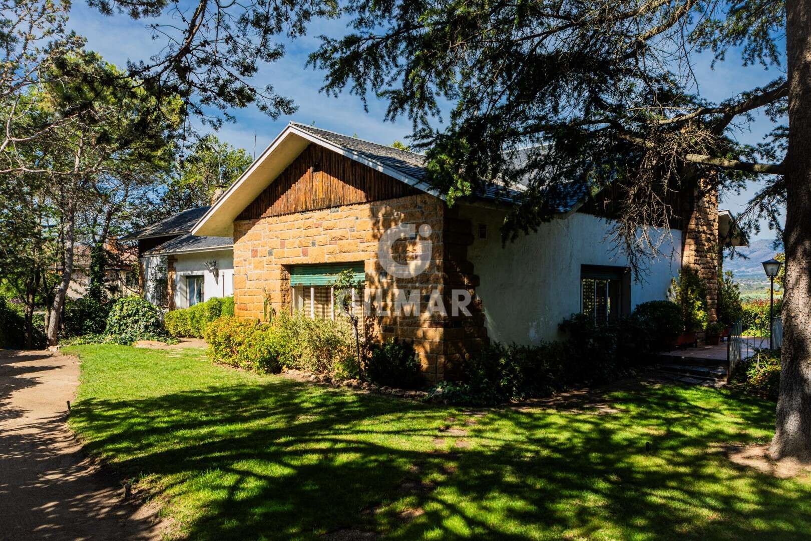 Exterior view of House or chalet for sale in Collado Villalba  with Heating, Private garden and Swimming Pool