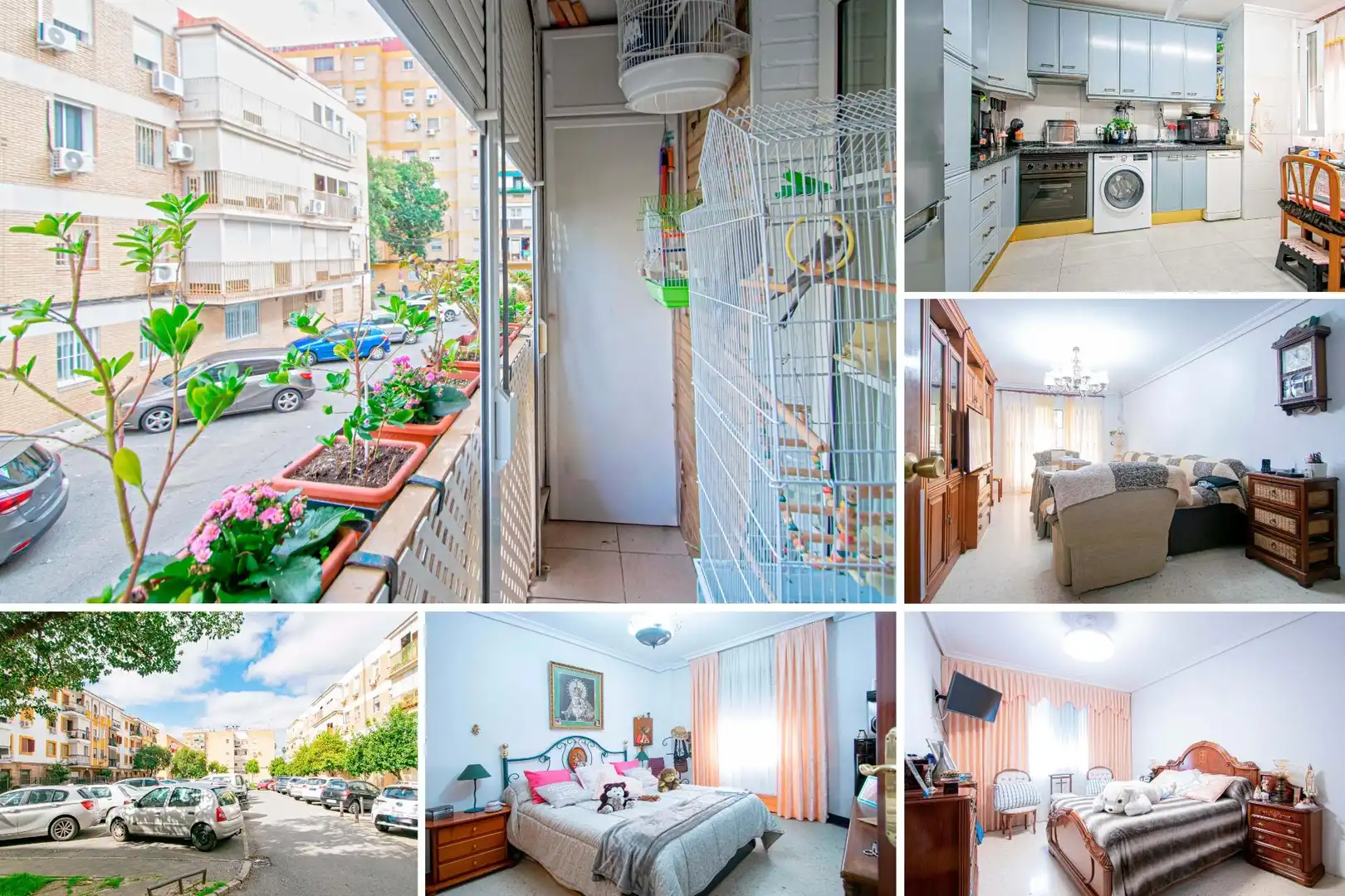 Vista exterior de Piso en venta en Sevilla con Aire acondicionado, Calefacción y Balcón