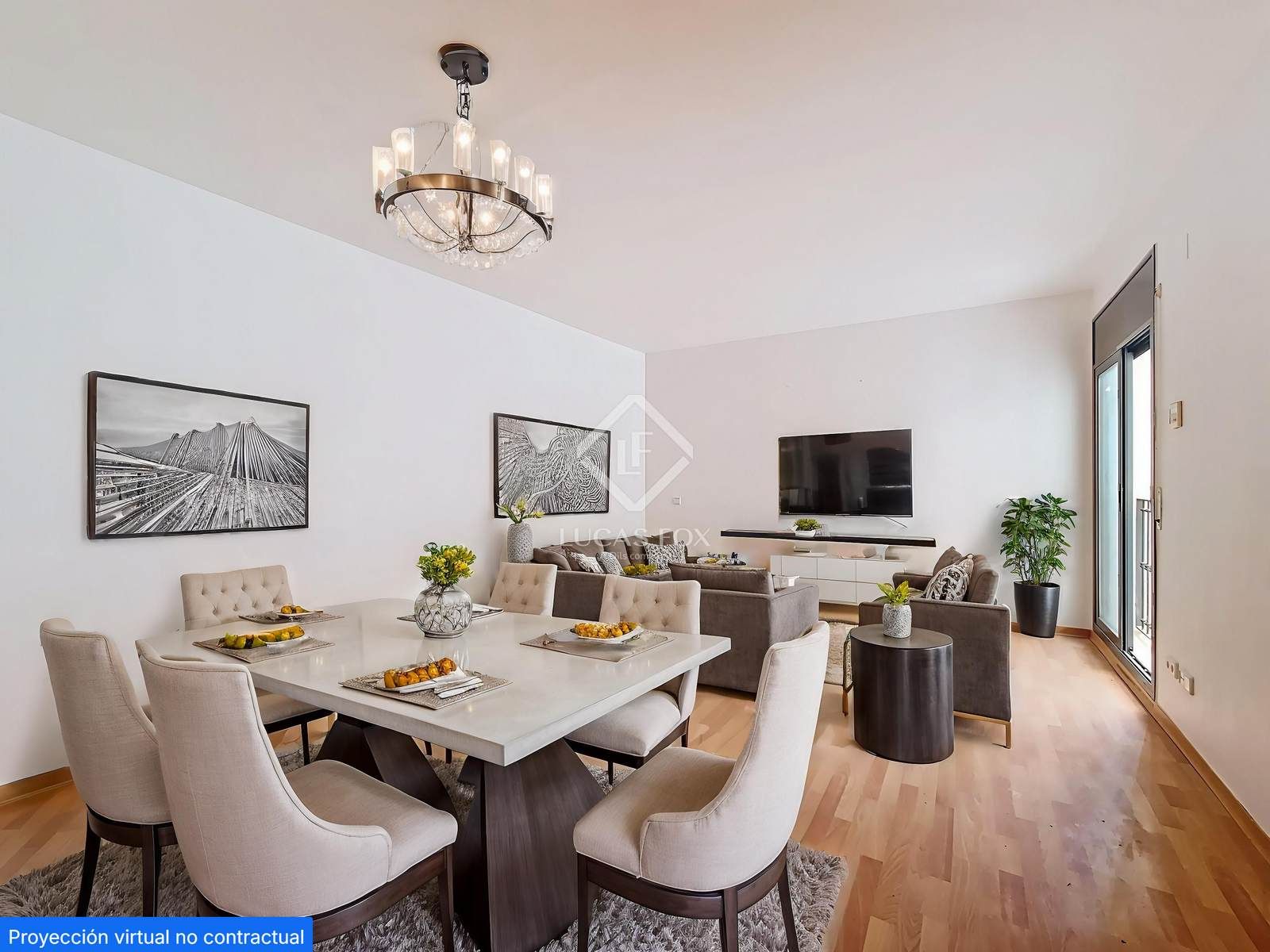 Dining room of Flat for sale in Vilanova i la Geltrú  with Air Conditioner, Heating and Terrace