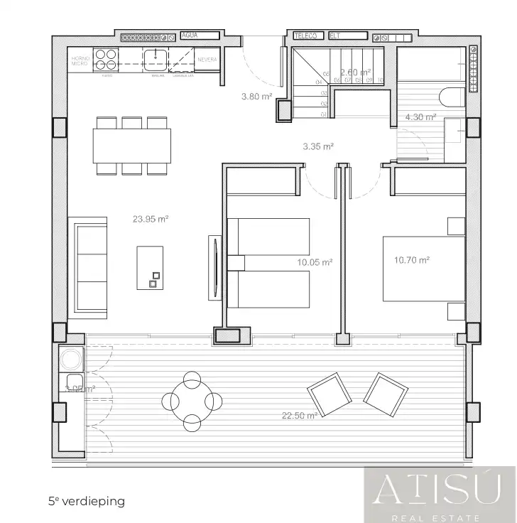 Penthouse mit Pool zum Verkauf in Cervantes, imagen 39