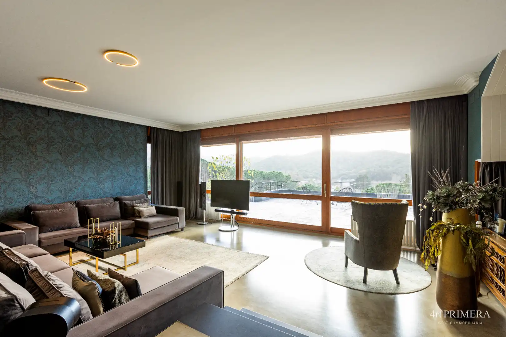 Living room of Houses for sale in Vallromanes  with Air Conditioner, Heating and Private garden