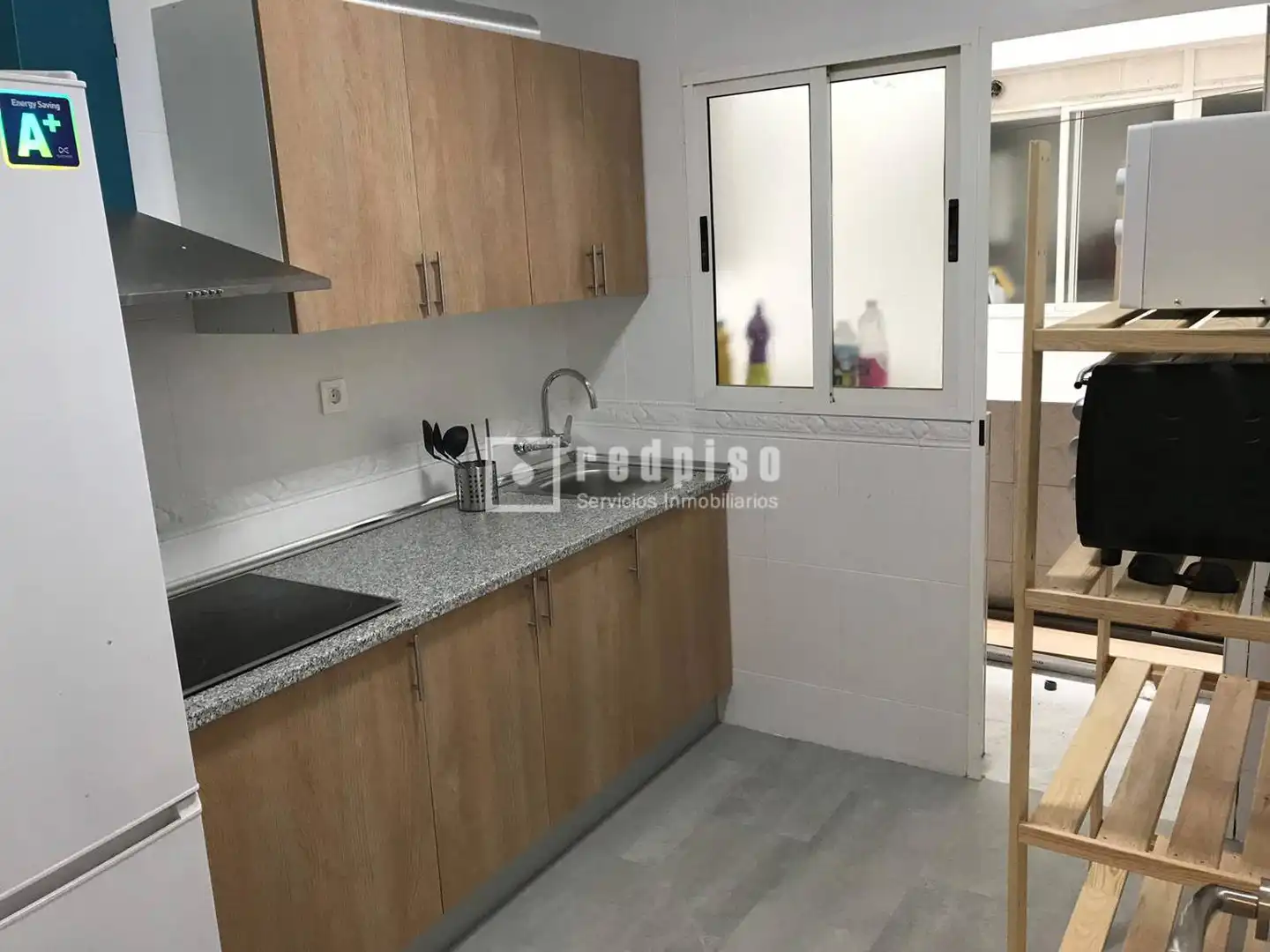 Kitchen of Flat for rent in Granada  with Terrace, Furnished and Alarm