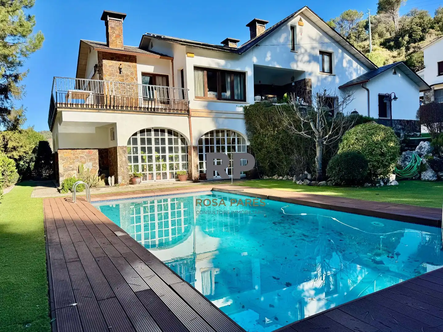 Piscina de Casa o xalet en venda en Aiguafreda amb Jardí privat, Terrassa i Traster