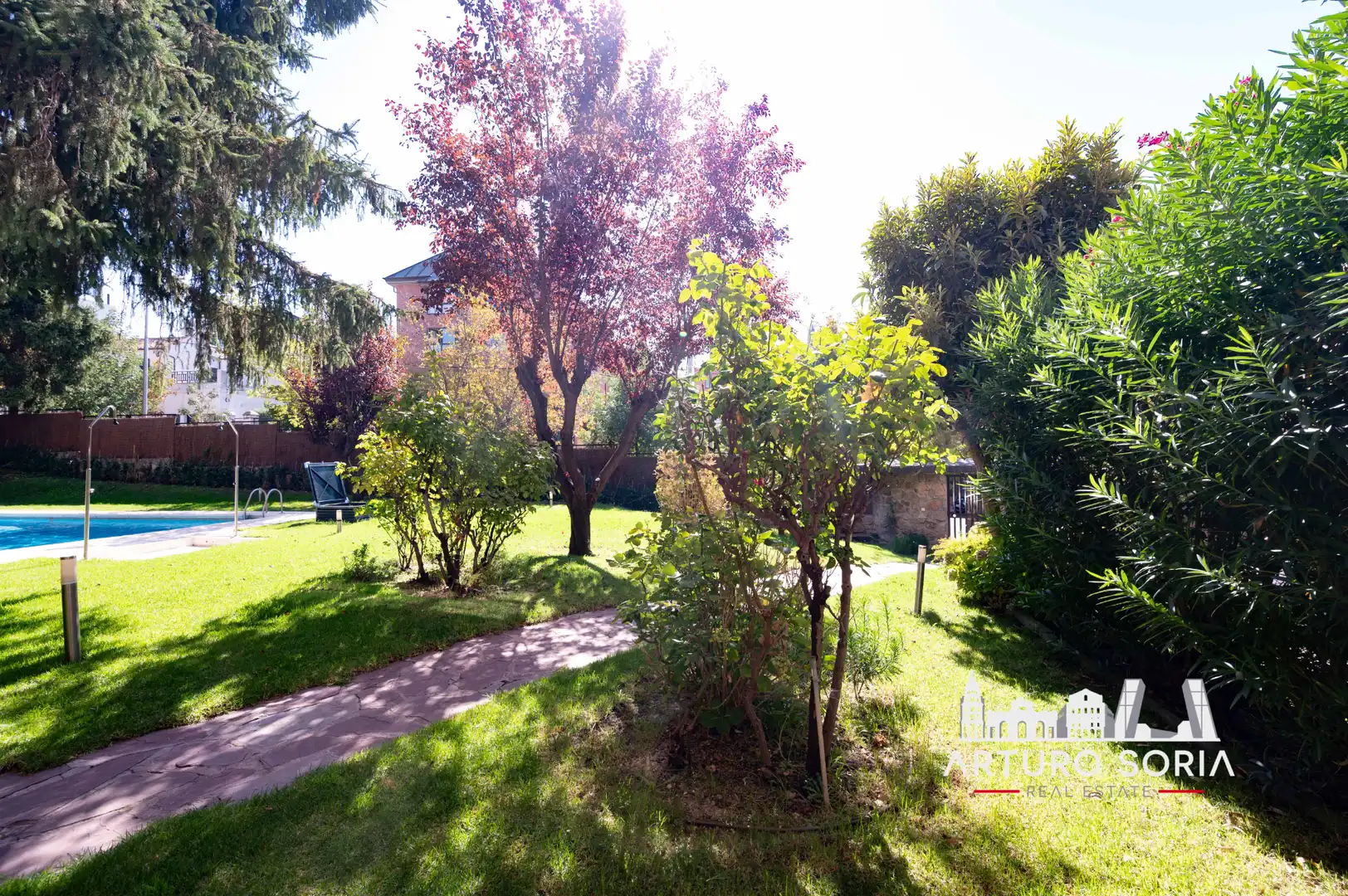 Jardí de Dúplex en venda en Madrid amb Piscina comunitària