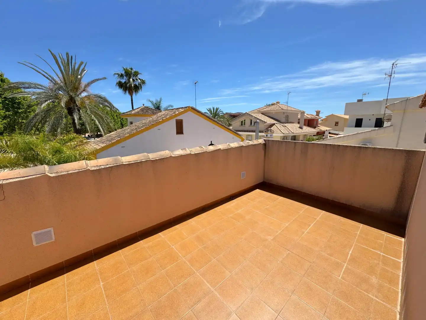 Terrassa de Casa o xalet en venda en San Javier amb Aire condicionat, Jardí privat i Terrassa