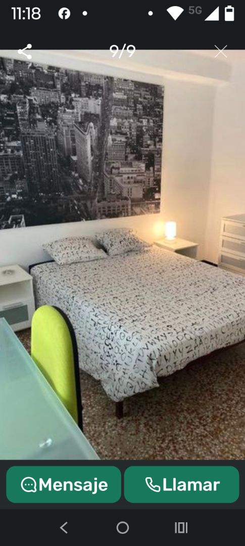 Habitación de Piso de alquiler en  Sevilla Capital con Amueblado