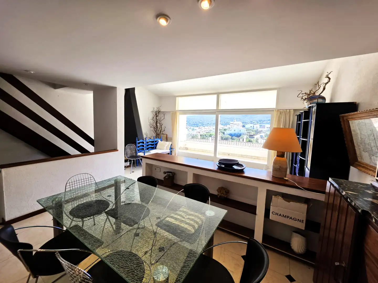 Esszimmer von Einfamilien-Reihenhaus zum Verkauf in Cadaqués mit Heizung und Terrasse