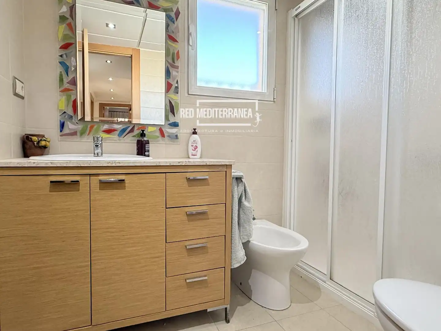 Baño de Casa adosada en venta en Daimús con Aire acondicionado, Calefacción y Jardín privado