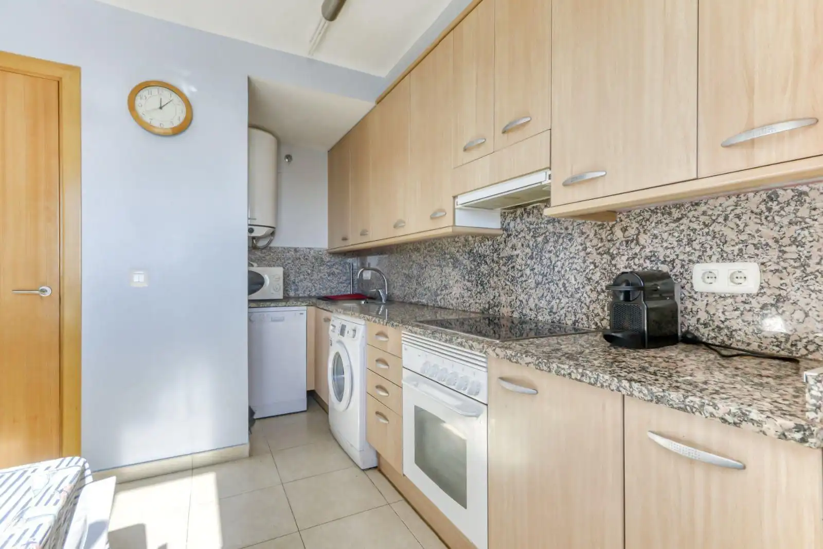 Kitchen of Apartments for sale in Roses  with Air Conditioner, Terrace and Furnished