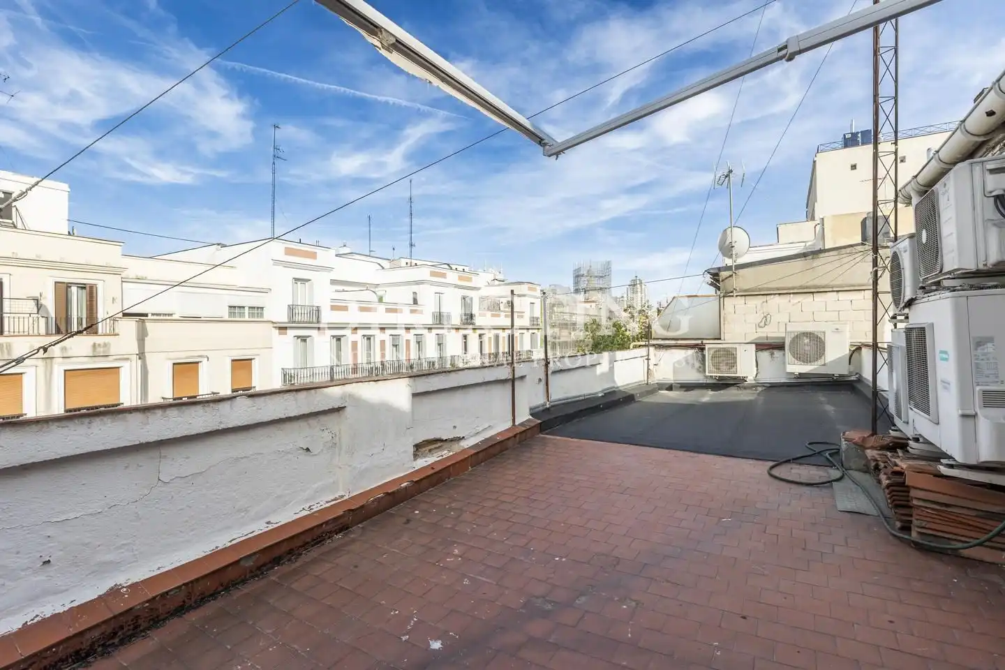 Terrasse von Dachboden zum Verkauf in Madrid mit Klimaanlage, Heizung und Parkett