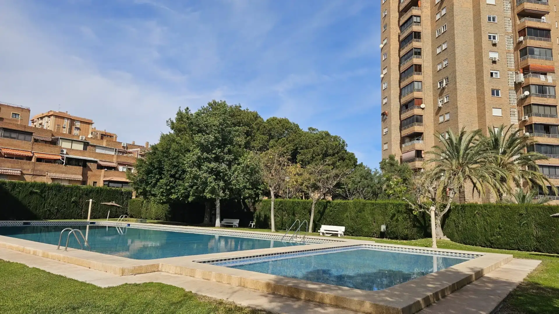 Piscina de Piso en venta en Alicante / Alacant con Aire acondicionado, Calefacción y Terraza