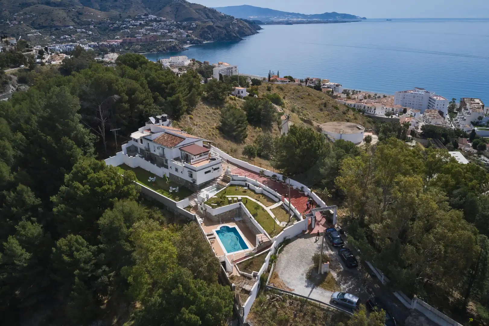 Exterior view of Houses for sale in Almuñécar  with Air Conditioner, Terrace and Swimming Pool
