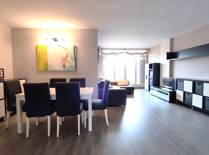 Living room of Flat for sale in Montgat  with Air Conditioner, Heating and Parquet flooring