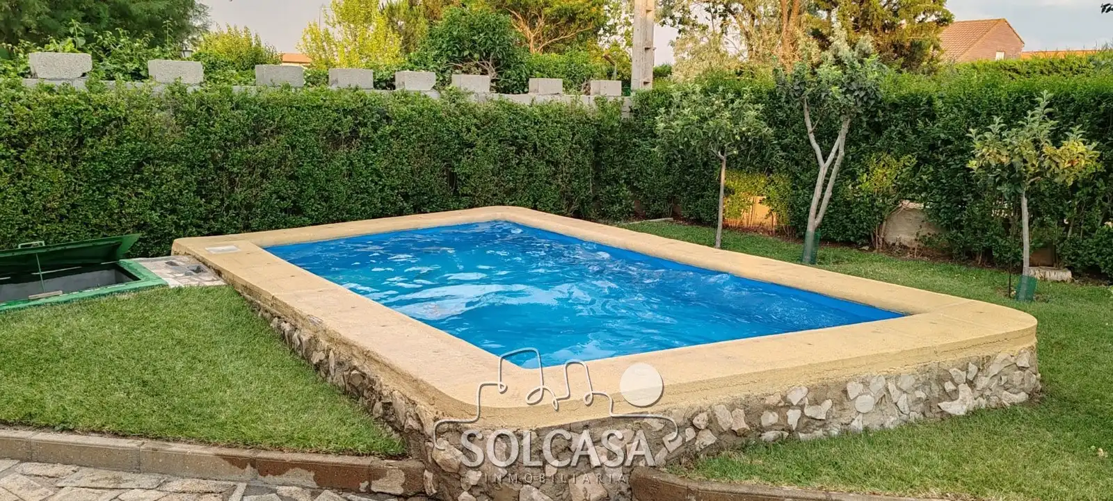 Schwimmbecken von Country house zum Verkauf in Trigueros del Valle mit Heizung, Privatgarten und Schwimmbad
