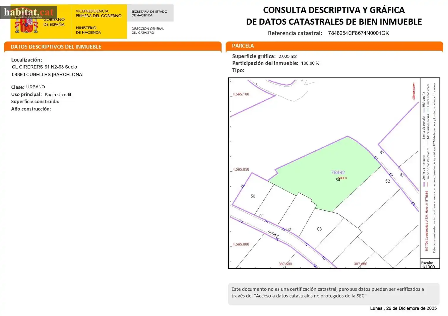 Residential land for sale in Mas Trader - Corral d'En Tort - Corral d'En Cona, imagen 6