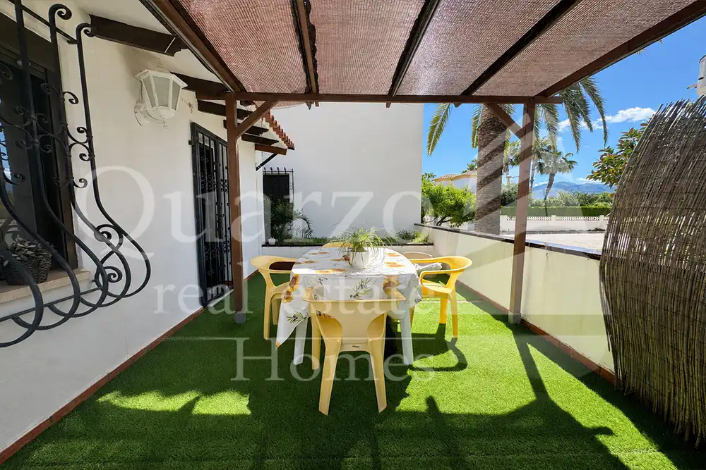 Terraza de Apartamento en venta en Dénia con Calefacción, Jardín privado y Amueblado