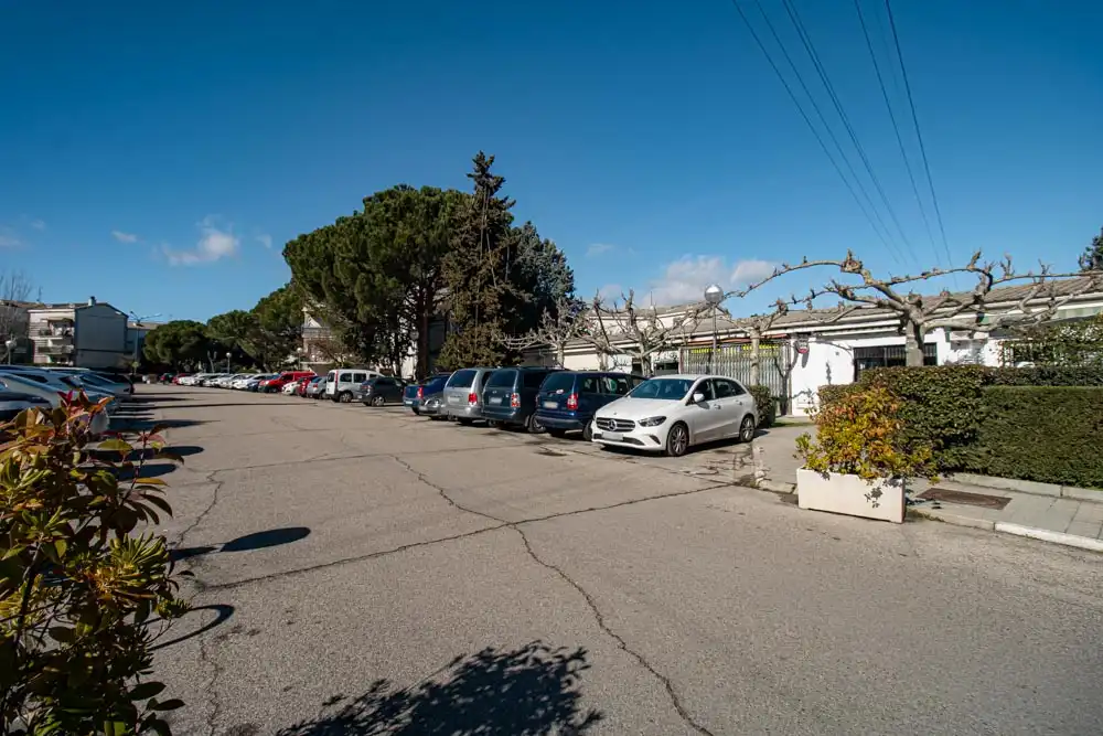 Parking of Flat for sale in Collado Villalba  with Heating, Private garden and Parquet flooring