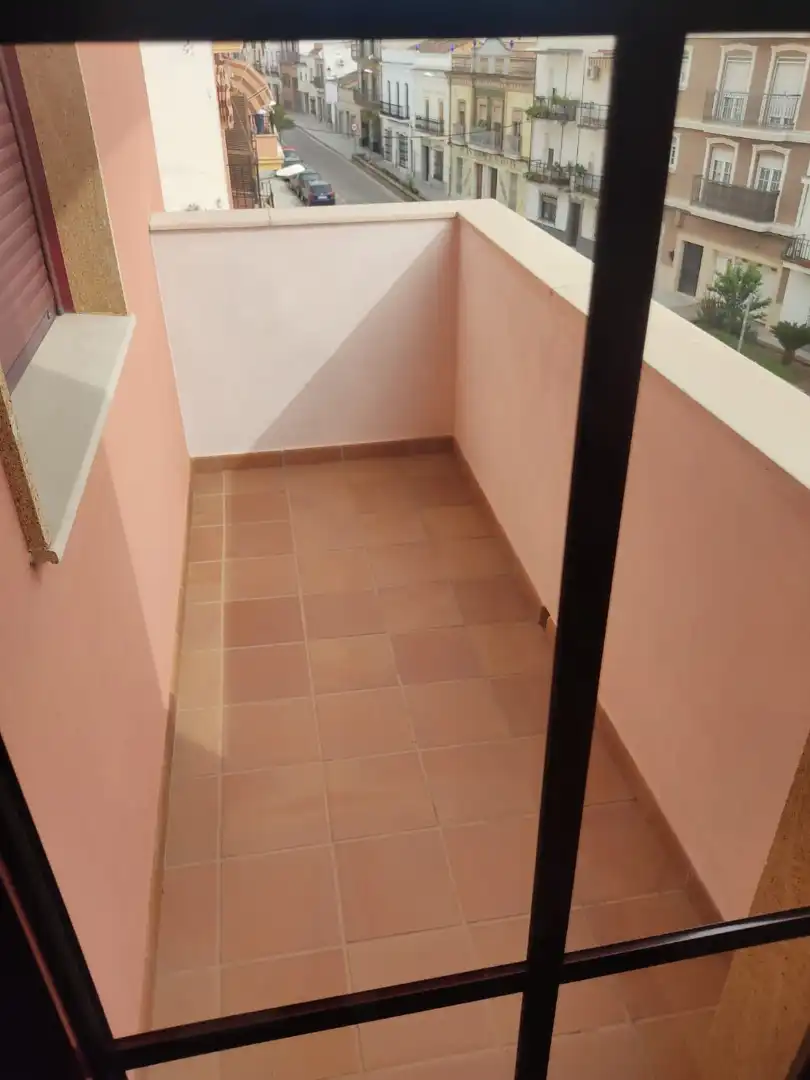 Balcony of Apartments for rent in Almendralejo  with Air Conditioner, Terrace and Furnished