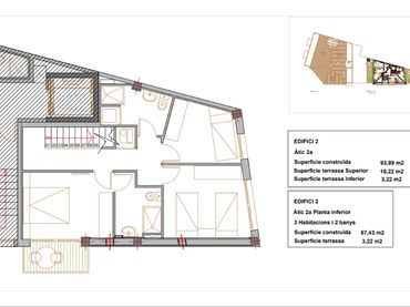 Ático de obra nueva con balcón en venta en Avinguda Catalunya 87