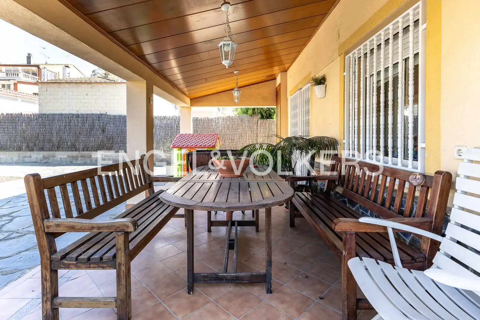 Exterior view of Houses for sale in Sant Fost de Campsentelles  with Air Conditioner, Heating and Private garden