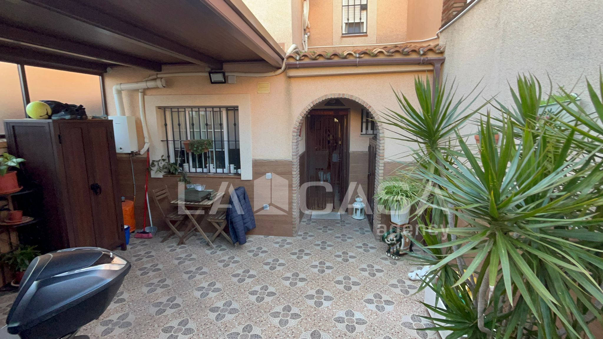 Garden of Single-family semi-detached for sale in Algeciras  with Air Conditioner, Storage room and Swimming Pool
