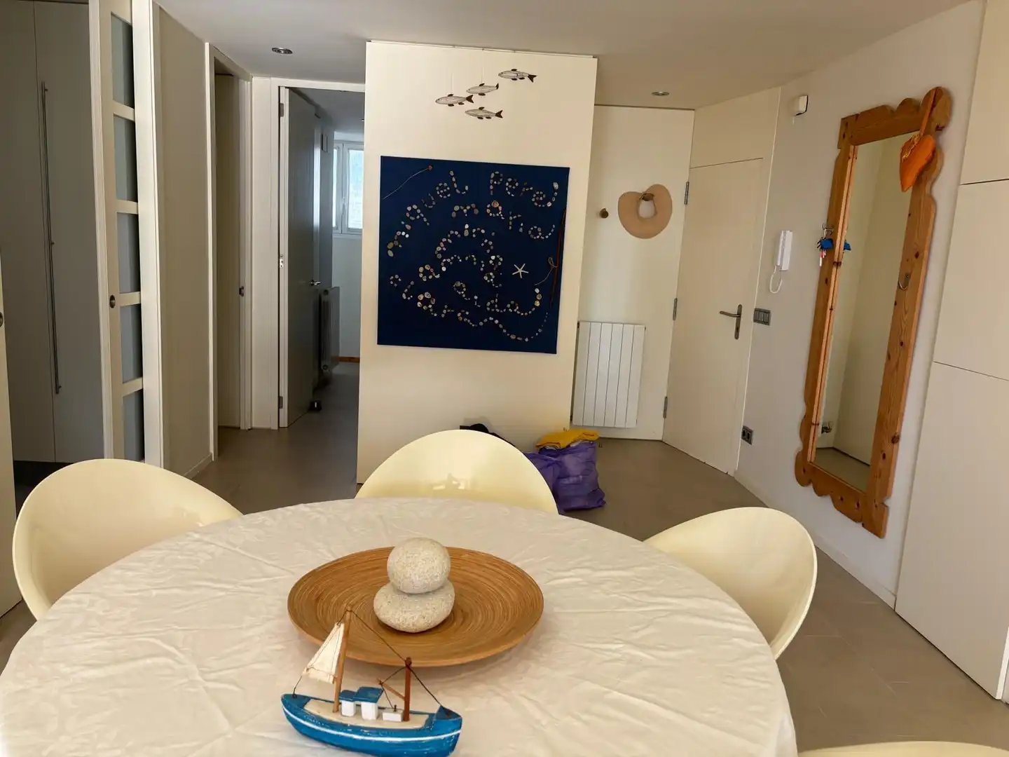 Comedor de Piso de alquiler en Lloret de Mar con Calefacción, Terraza y Amueblado