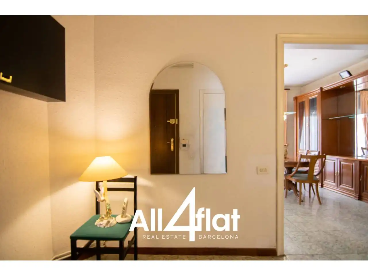 Bedroom of Flat for rent in Barcelona  with Air Conditioner, Parquet flooring and Furnished