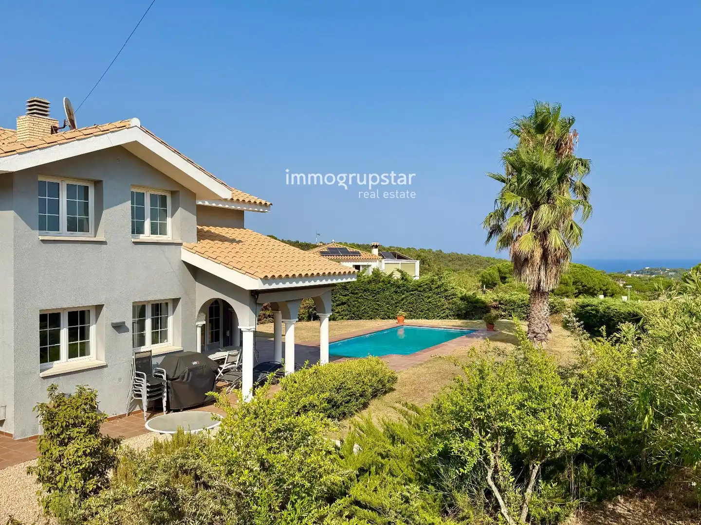 Vista exterior de Casa o chalet en venta en Calonge i Sant Antoni con Calefacción, Terraza y Piscina