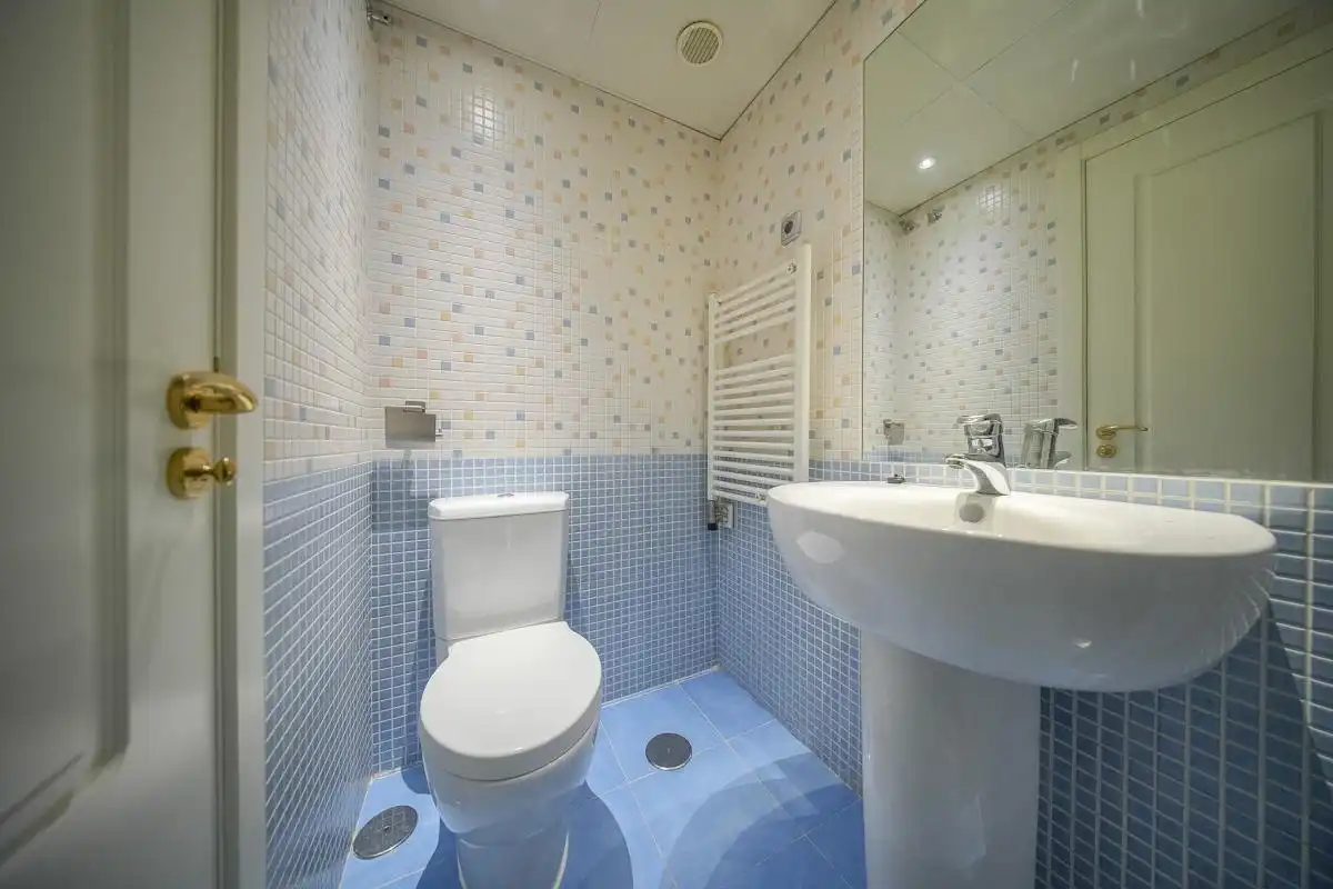 Bathroom of Flat for rent in Madrid  with Air Conditioner, Heating and Terrace