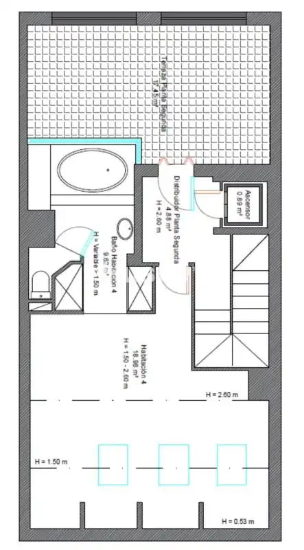Reihenhaus mit Terrasse zum Verkauf in Calle de la Bahía de Santander, imagen 61