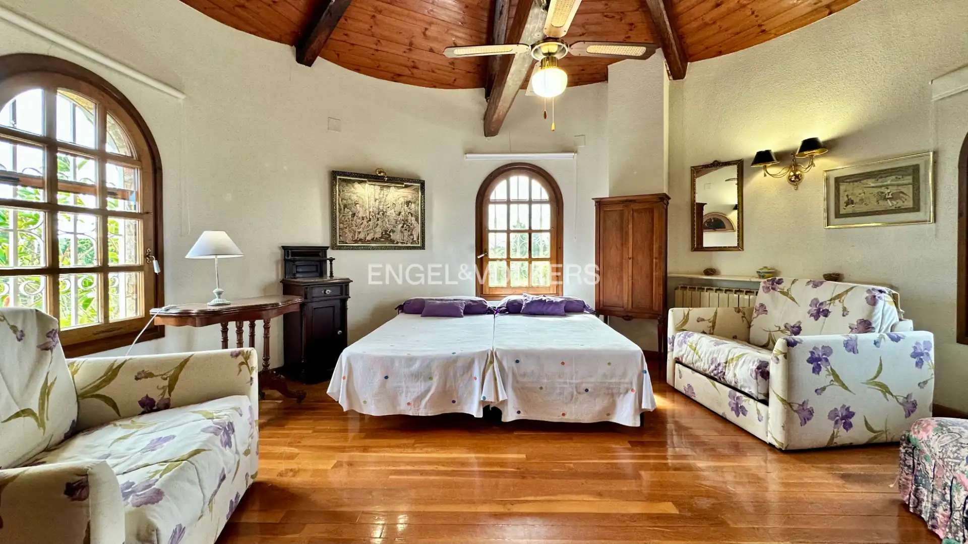 Wohnzimmer von Haus oder Chalet zum Verkauf in Mont-roig del Camp mit Klimaanlage, Heizung und Privatgarten