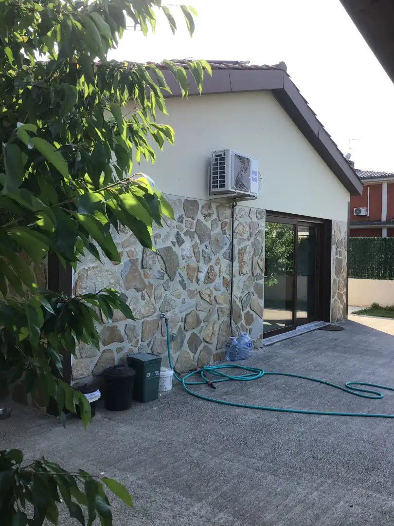 Terraza de Casa o chalet en venta en Santa Coloma de Farners con Aire acondicionado, Calefacción y Jardín privado