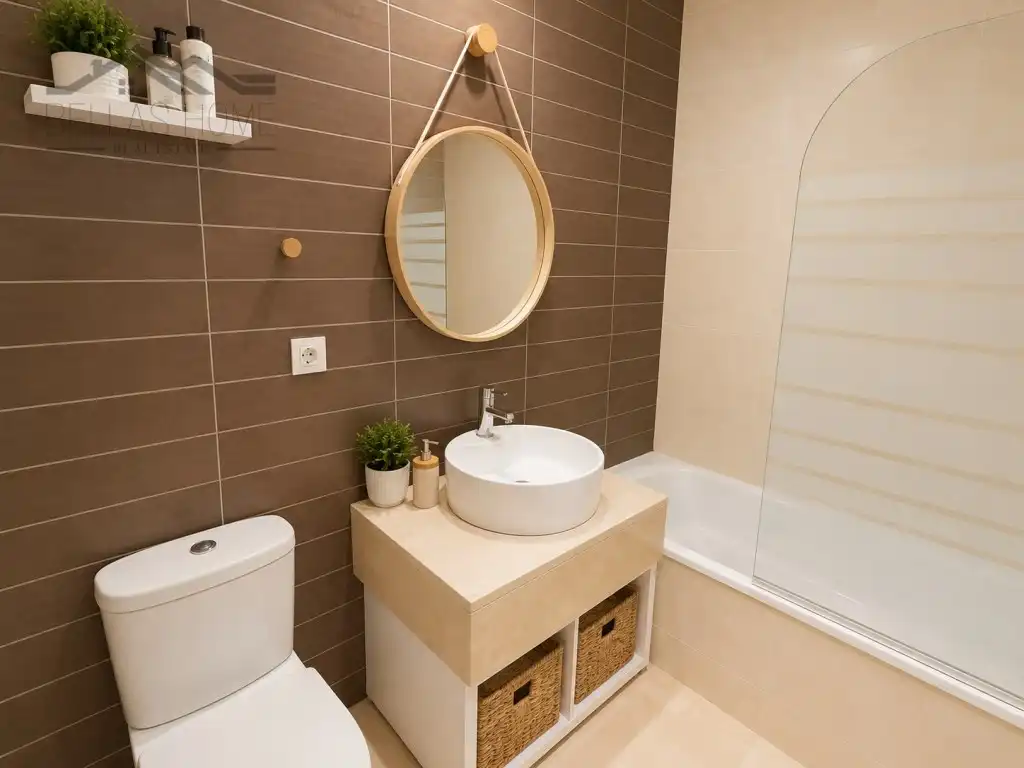 Badezimmer von Maisonette zum Verkauf in Estepona mit Klimaanlage, Terrasse und Schwimmbad