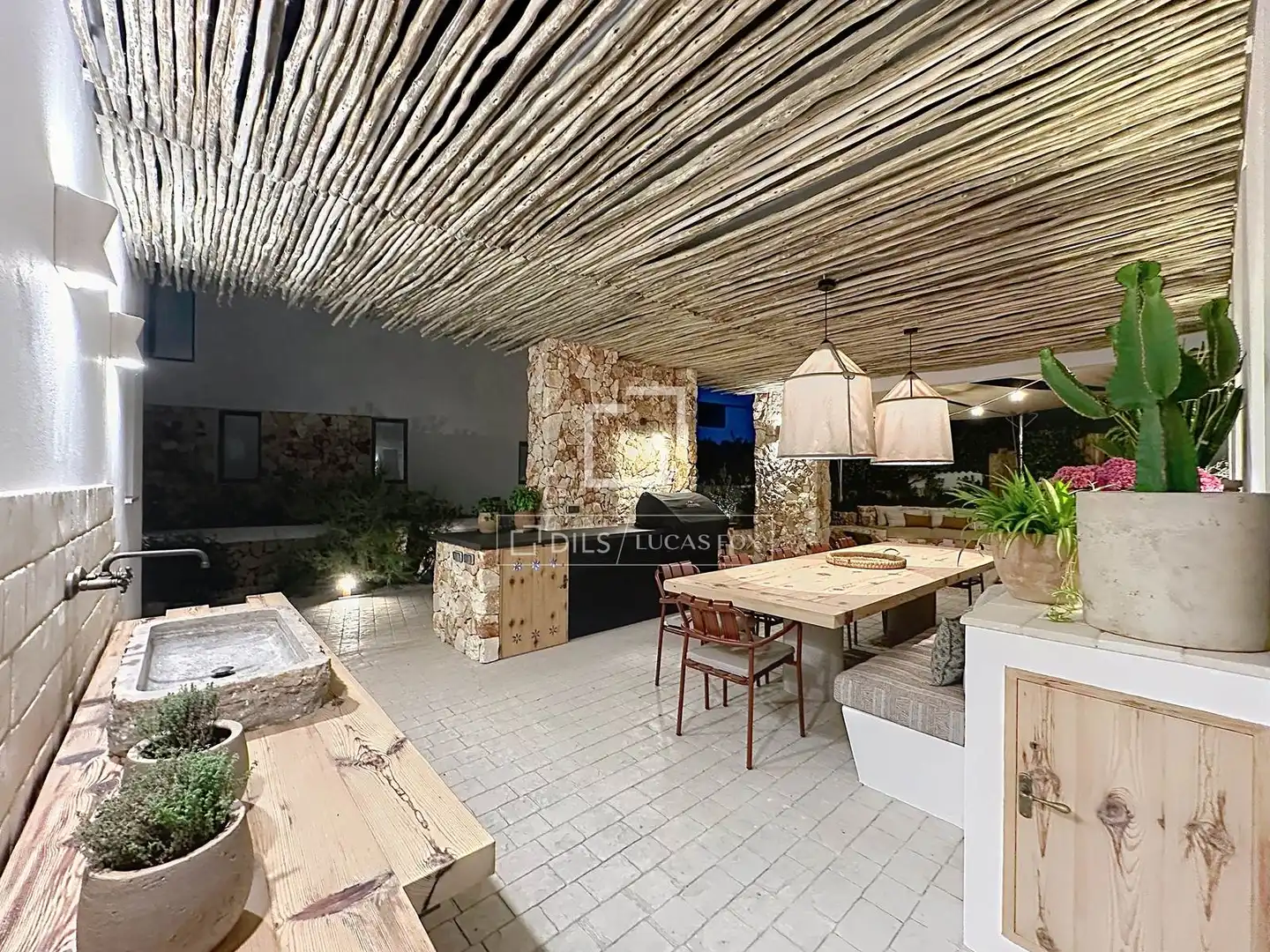 Terraza de Casa o chalet de alquiler en Ciutadella de Menorca con Aire acondicionado, Calefacción y Jardín privado