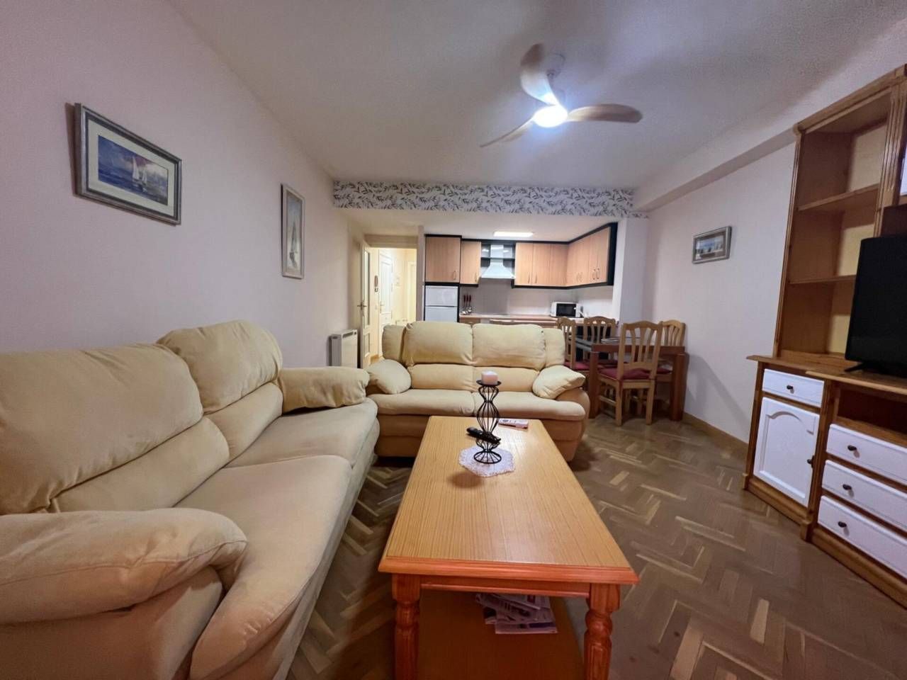 Living room of Apartment to rent in  Toledo Capital  with Heating, Furnished and Balcony