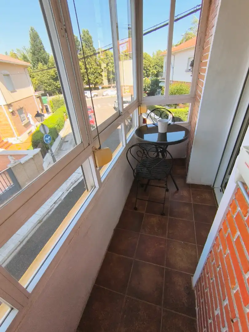 Terrasse von Wohnung zur Miete in Palencia mit Heizung, Parkett und Terrasse