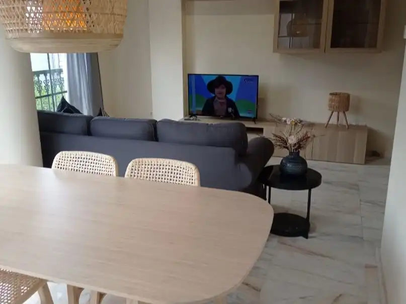 Sala de estar de Piso de alquiler en Bueu con Calefacción, Amueblado y Horno